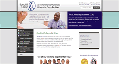 Desktop Screenshot of bonutticlinic.com